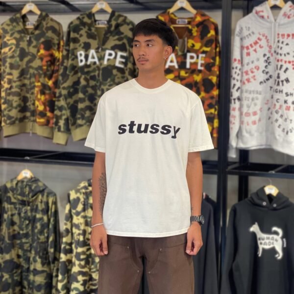 BRANDNEW STUSSY Shark White Tee (Large) - SOLD