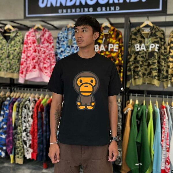 BRANDNEW BAPE Baby Milo Black Tee (Large) - SOLD