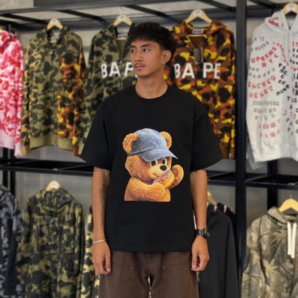 BRANDNEW ADLV Cap Bear Black Tee (size 2) - SOLD
