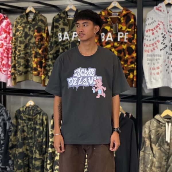 BRANDNEW ADLV Bear Spray Charcoal Tee (size 2)