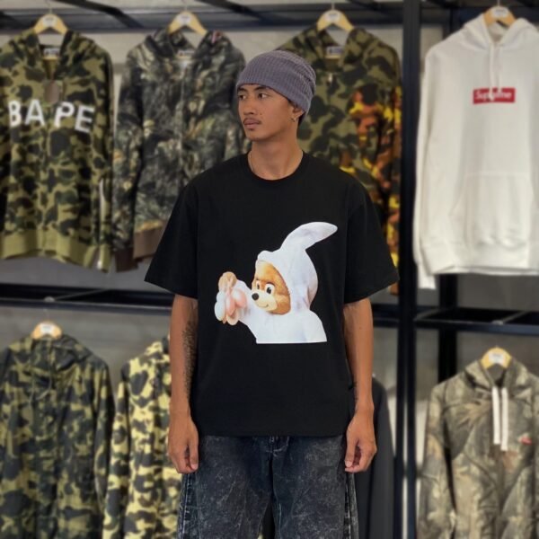 BRANDNEW ADLV Bear With Eggs Black Tee (size 2)