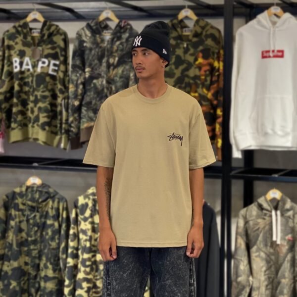 BRANDNEW STUSSY Victoria Khaki Tee (Large)