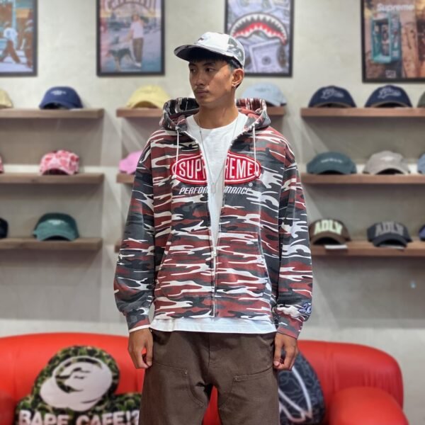 BRANDNEW SUPREME Performance Zip Up Hooded Sweatshirt (Large)