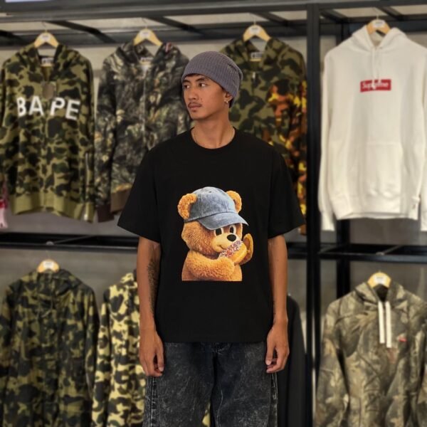 BRANDNEW ADLV Cap Bear Black Tee (size 2)