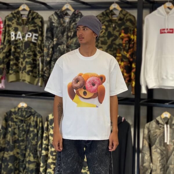 BRANDNEW ADLV Bear Donut White Tee (size 2)