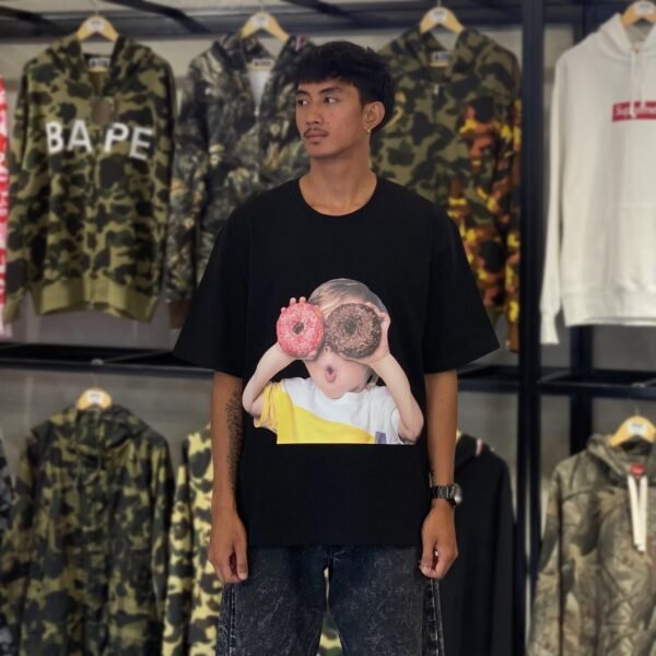 BRANDNEW ADLV Donut Boy Black Tee (size 2) - SOLD