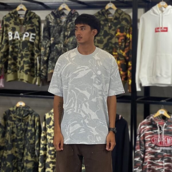 BRANDNEW AAPE Now AOP Gray Camo Tee (XL) - SOLD
