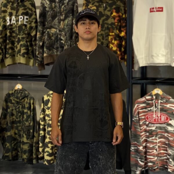 BRANDNEW STUSSY Skull Black Tee (Medium) - SOLD
