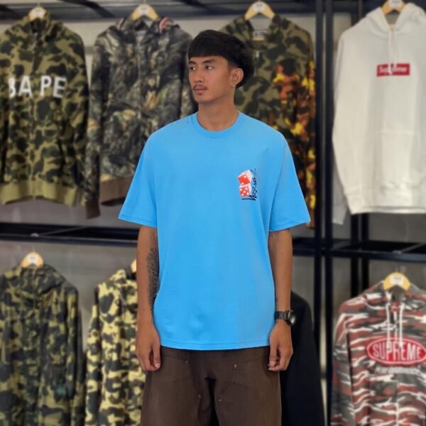 BRANDNEW STUSSY Dice Blue Tee (Large)