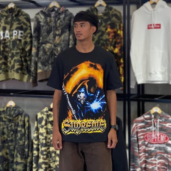 BRANDNEW SUPREME Grim Reaper Black Tee (Large)