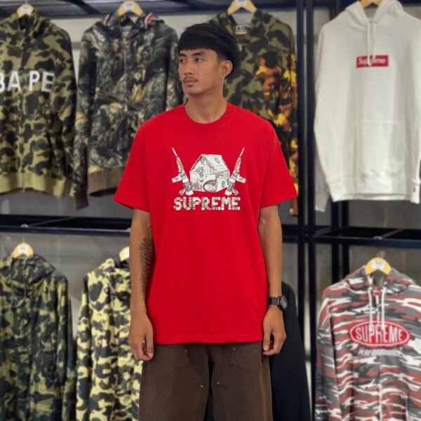 BRANDNEW SUPREME Origami Red Tee (Large)