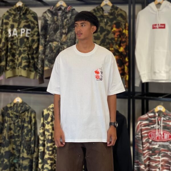 BRANDNEW STUSSY Dice White Tee (XL)