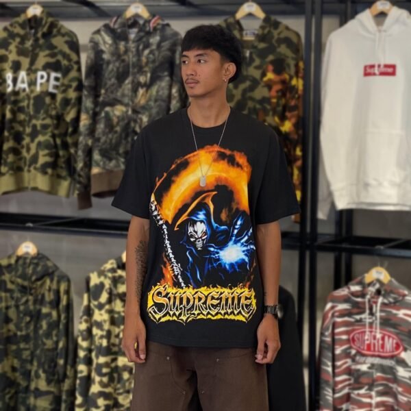 BRANDNEW SUPREME Grim Reaper Black Tee (Large) - SOLD
