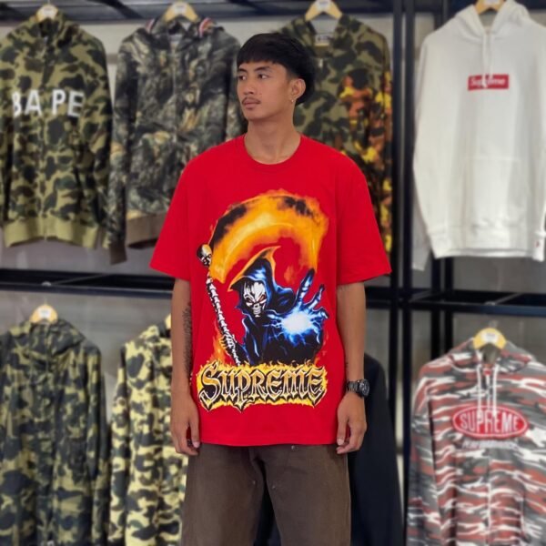 BRANDNEW SUPREME Grim Reaper Red Tee (XL)