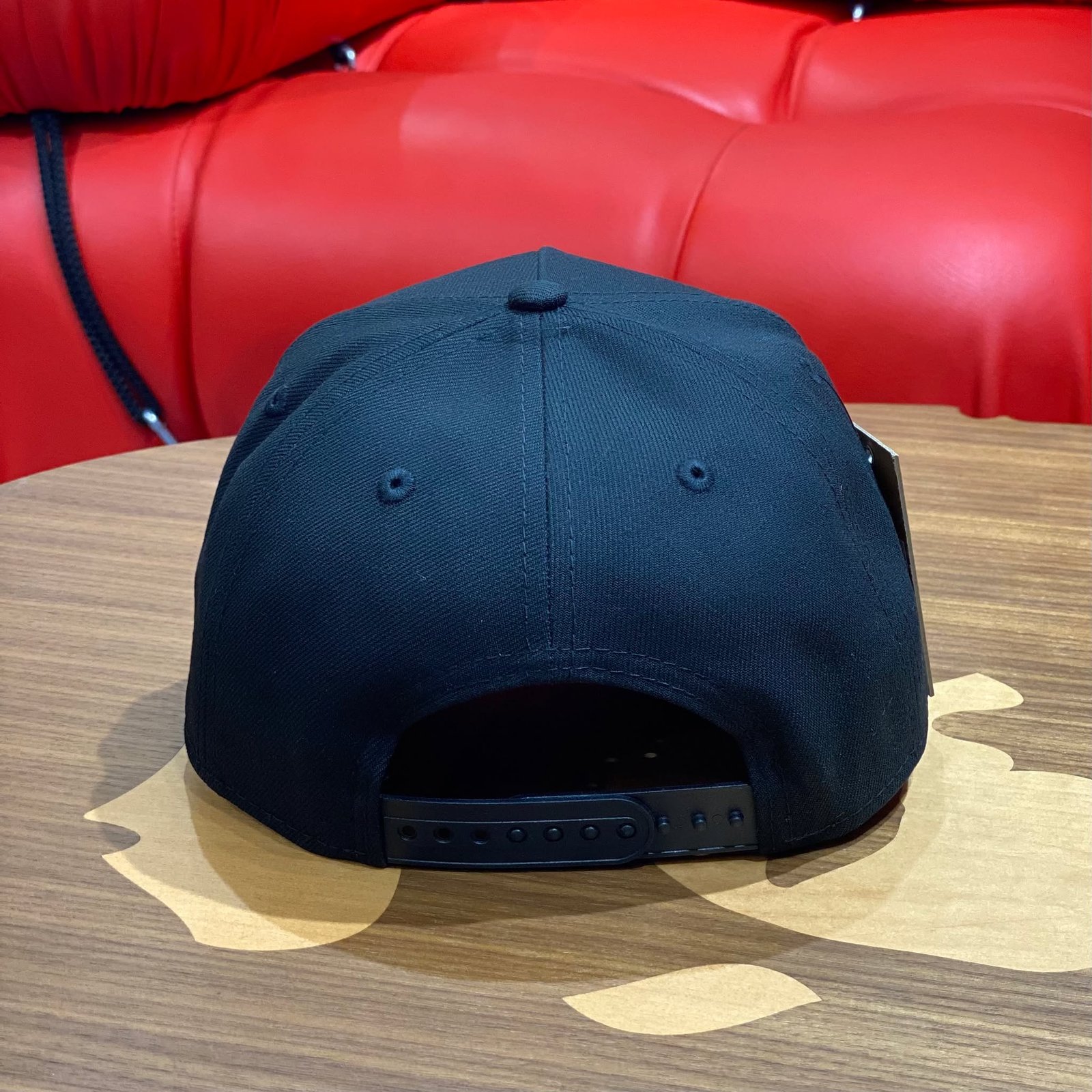 BRANDNEW STUSSY x New Era 9Forty Basic Snapback Black Cap - Image 3