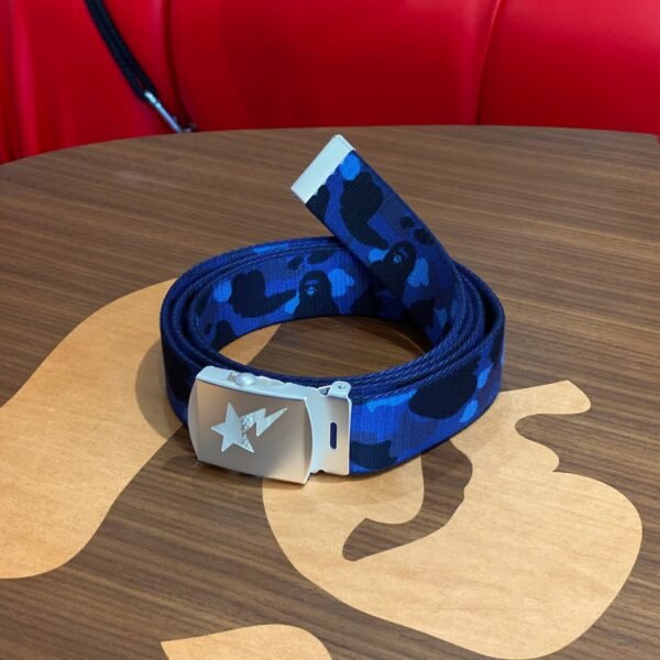 BRANDNEW BAPE STA Blue Color Camo Gl Belt