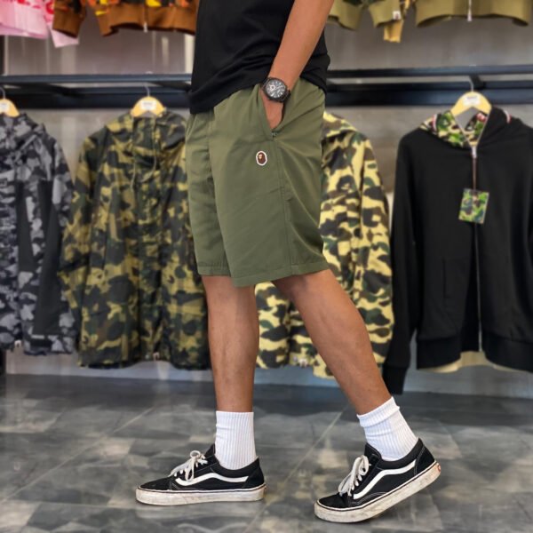 BRANDNEW BAPE Ape Head Beach Green Shorts (Large) - SOLD