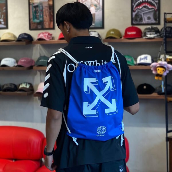 BRANDNEW Off-White Drawstring Backpack - SOLD