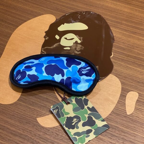 BRANDNEW BAPE Abc Blue Camo Eye Mask