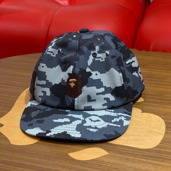 BRANDNEW BAPE Multi Pixel Gray Camo Cap