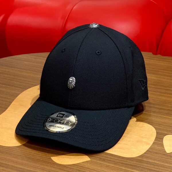 BRANDNEW Bape Black x New Era 9Forty Silver Metal Logo Baseball Cap - SOLD