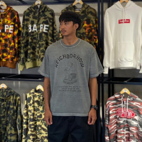 BRANDNEW Neighborhood SS-11 Gray Tee (Large)
