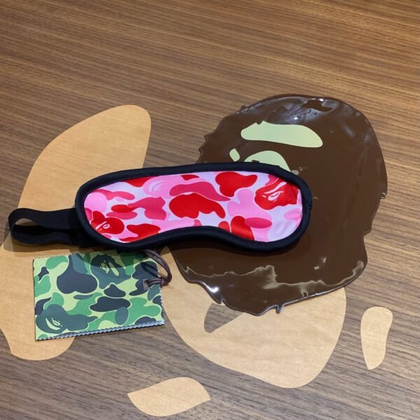 BRANDNEW BAPE Abc Pink Camo Eye Mask