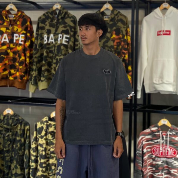 BRANDNEW AAPE Panelled Relaxed Fit Black Camo Tee (Large) - SOLD