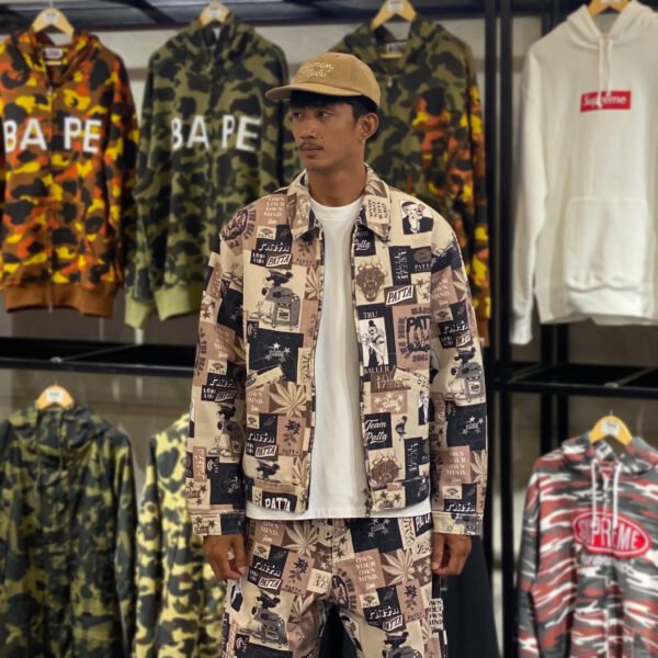 BRANDNEW PATTA Collage Insulated Canvas Jacket Multi (Large)