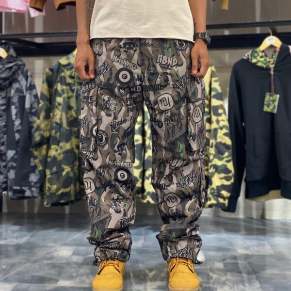 BRANDNEW BAPE x Neighborhood Multi Pocket Track Pants (XL)