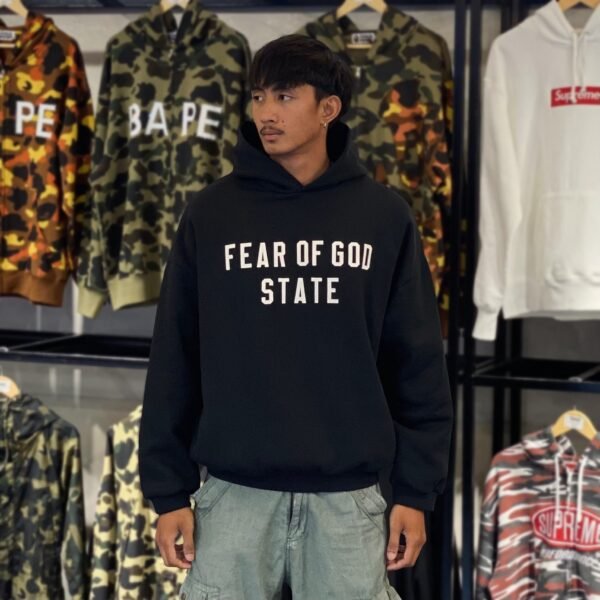 BRANDNEW ESSENTIALS Black Hoodie (Small)