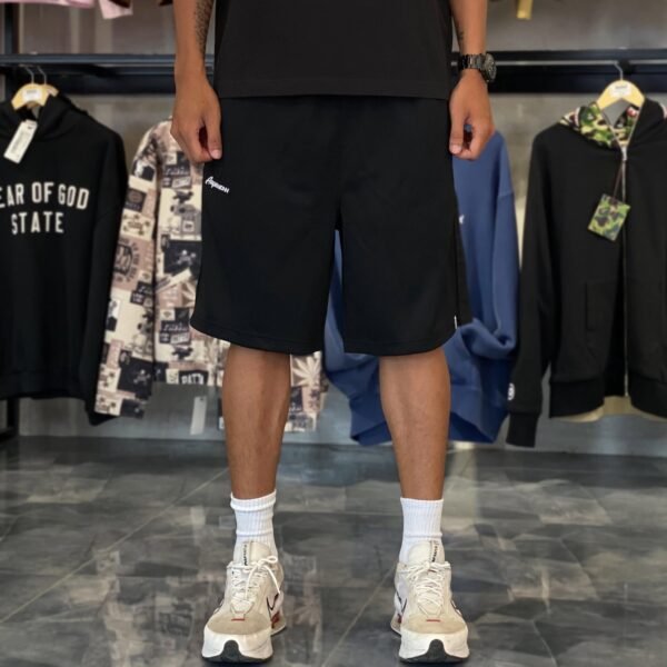 BRANDNEW AAPE Now Side Tape Black Shorts (XL)