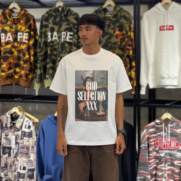 BRANDNEW GOD SELECTION XXX Graphic White Tee (Large)