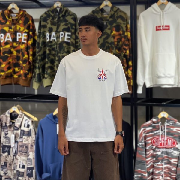 BRANDNEW Palace Skateboards King Tri White Tee (Large)