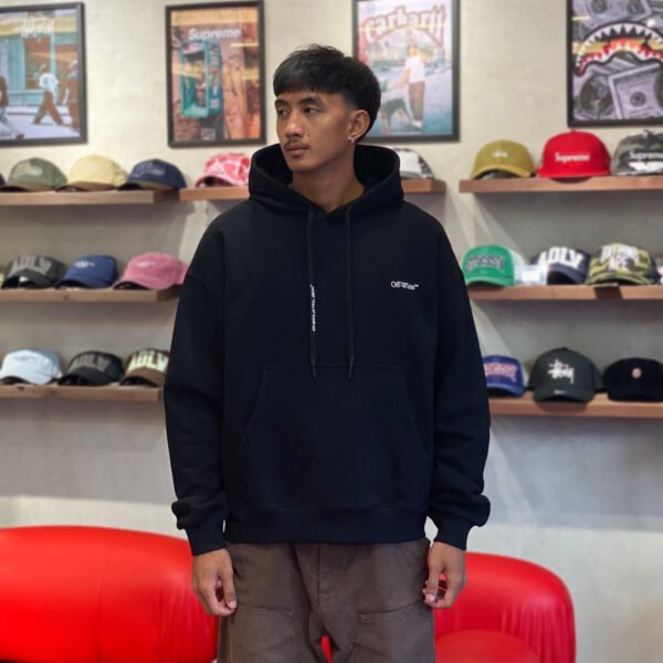 BRANDNEW Off-White Angel Arrow Black Hoodie (Large) - SOLD