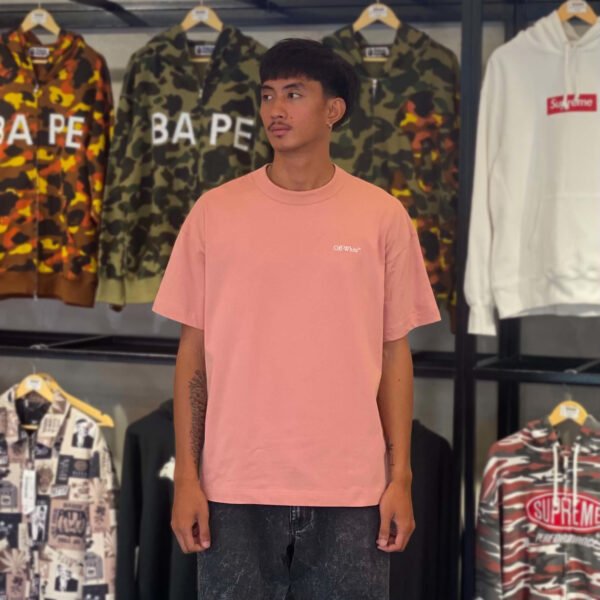 BRANDNEW Off-White Arrow Peach Tee (Medium) - SOLD