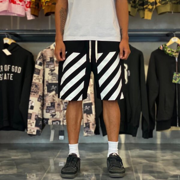 BRANDNEW Off-White Black Sweat Shorts (XL) - SOLD