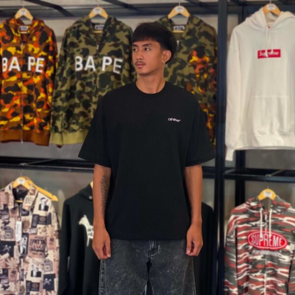 BRANDNEW Off-White Security Arrow Print Black Tee (XL) – SOLD