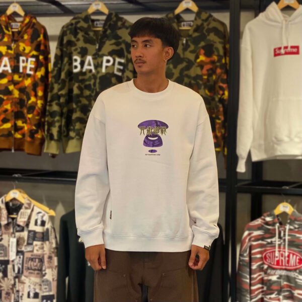 BRANDNEW AAPE Jujutsu Kaizen White Crewneck (Large) - SOLD