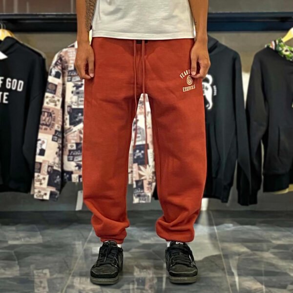 BRANDNEW FEAR OF GOD Essentials Crimson Sweat Pants (Medium)