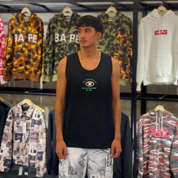 BRANDNEW AAPE BY *A BATHING APE® Black Tank Top (Large) - SOLD