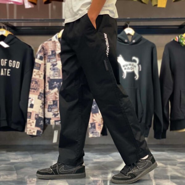 BRANDNEW AAPE BY *A BATHING APE® Soft Denim Straight Cut Black Pants (Medium) - SOLD