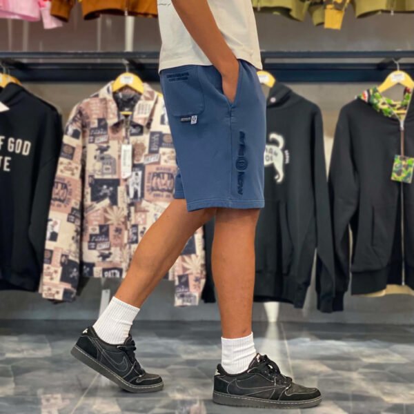 BRANDNEW AAPE BY *A BATHING APE® Now Navy Blue Sweat Shorts (Large) - SOLD
