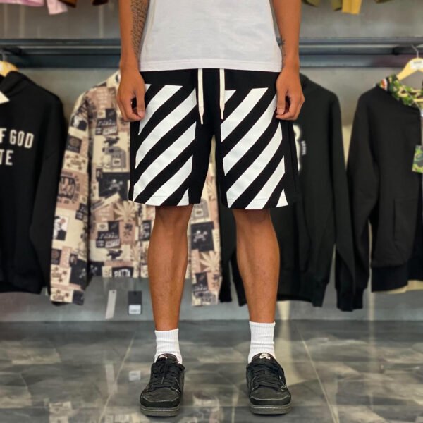 BRANDNEW Off-White Black Sweat Shorts (Large) - SOLD