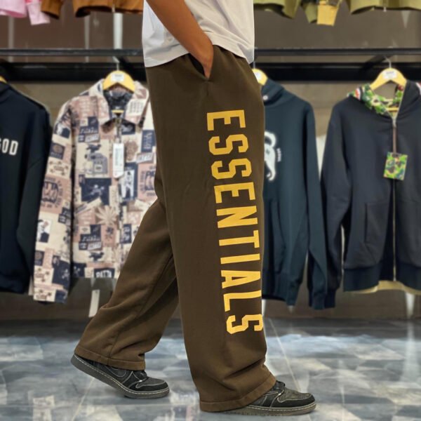 BRANDNEW ESSENTIALS Brown Sweat Pants (Small) - SOLD