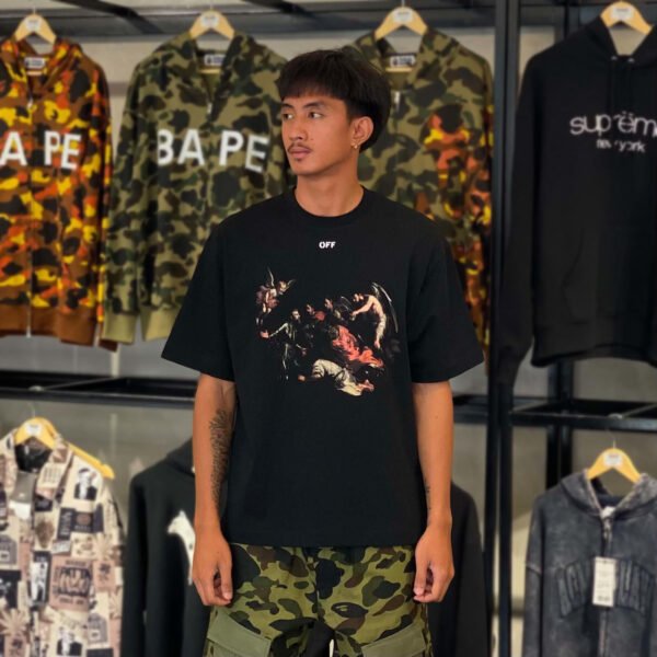 BRANDNEW Off-White Black Tee (Large) - SOLD