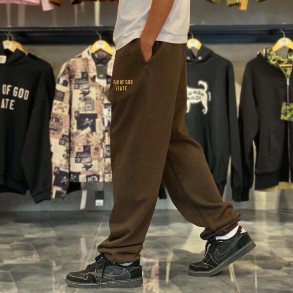 BRANDNEW ESSENTIALS Brown Sweat Pants (Large)