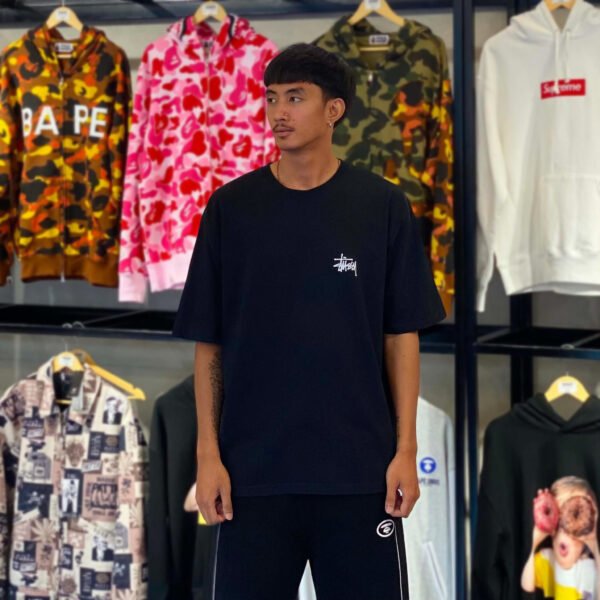BRANDEW STUSSY Big Dog Black Tee (XL) - SOLD