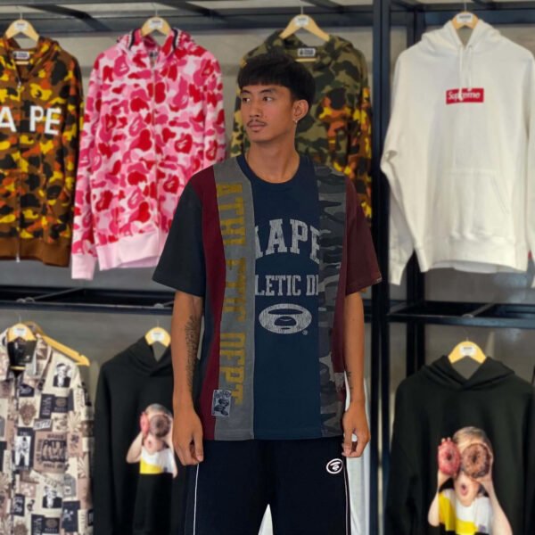 BRANDNEW AAPE BY *A BATHING APE® Patchwork Panel Tee (Large)