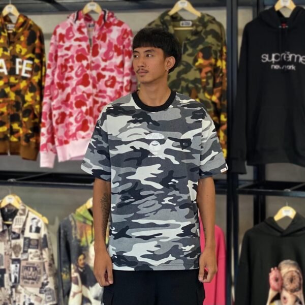 BRANDNEW AAPE BY *A BATHING APE® AAPEUNVS Gray Camo Tee (XL)